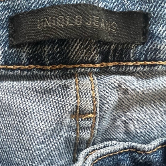 Uniqlo jeans denim straight leg washed Size 24 small - Picture 6 of 7